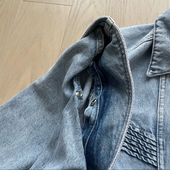 Isabel Marant Étoile Harmon Denim Jacket in Lilac - Picture 9 of 15